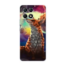 Чохли з картинкою Лисичка для Xiaomi POCO F6 (VPrint) (Лисичка в космосі)