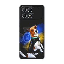 Чохли з картинкою собаки Патрон для Xiaomi POCO F6 (AlphaPrint) (Патрон собачка)