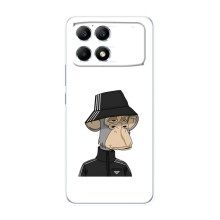 Чохли з Мавпами NFT для Xiaomi POCO F6 (AlphaPrint) (мавпа NFT Adidas)