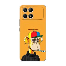 Чохли з Мавпами NFT для Xiaomi POCO F6 (AlphaPrint) (Нудна мавпа NFT)