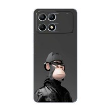 Чохли з Мавпами NFT для Xiaomi POCO F6 (AlphaPrint) (стильна мавпа NFT)