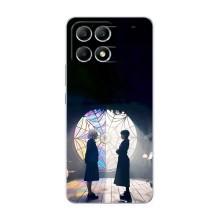 Чехлы с принтом Уэнсдей на Xiaomi POCO F6 – Уэнсдей и Энди