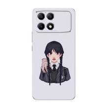 Чехлы с принтом Уэнсдей на Xiaomi POCO F6 – Вещь Венсдей