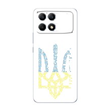 Чохли для Xiaomi POCO F6 Укр. Символіка (AlphaPrint) (Герб з букв)