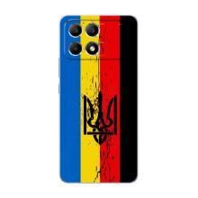 Чехлы УПА (Красно-Чёрный) на Xiaomi POCO F6 – Флаг УПА
