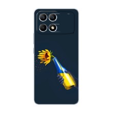 Чехол для Патриота Украины Xiaomi POCO F6 - (AlphaPrint) (Коктейль молотова)