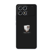 Чохол Майнкрафт на Xiaomi POCO F6 (AlphaPrint) Minecraft (Овечка Майнкрафт)
