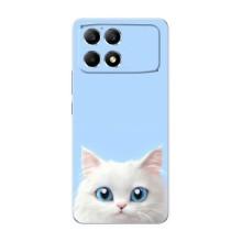 Чехол на тематику: Коты для Xiaomi POCO F6 – Белый кот