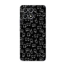 Чехол на тематику: Коты для Xiaomi POCO F6 – Котики на черном