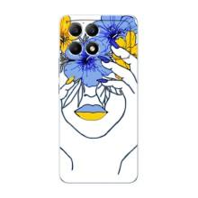Чохол на Xiaomi POCO F6 (Український дизайн) (Українка на всю голову)