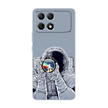 Чохол NASA для Xiaomi POCO F6 (AlphaPrint) (Космонавт фото)