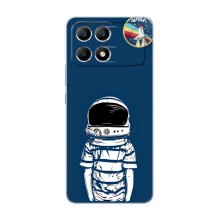 Чохол NASA для Xiaomi POCO F6 (AlphaPrint) (Хлопчик в шоломі)