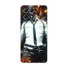 Силиконовый чехол с картинкой "Герой Pubg" на Xiaomi POCO F6 – Man Пубг