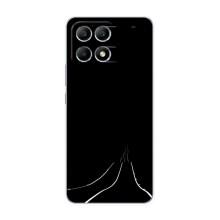 Чехол с картинками на черном фоне для Xiaomi POCO F6 – Дорога