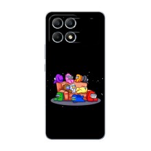 Чохли Амонг Ас для Xiaomi POCO F6 (AlphaPrint) (Амонг-ас)