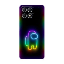 Чохли Амонг Ас для Xiaomi POCO F6 (AlphaPrint) (Яскравий скін)