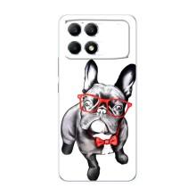Бампер для Xiaomi POCO F6 з картинкою "Песики" (В окулярах)