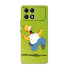 Чjхол з Сімпсонами для Xiaomi POCO F6 (VPrint) (Гомер Сімпсон)