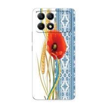 Силіконовый Чохол на Xiaomi POCO F6 з картинкой Вишиванки – Вишиванка з квіткою
