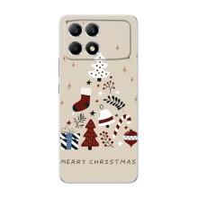 Чохол Санта Клаус для Xiaomi POCO F6 – Merry Christmas