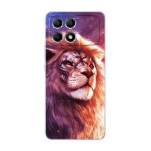 Чохол з картинкою ЛЕВ для Xiaomi POCO F6 (VPrint) (Красочний Лев)