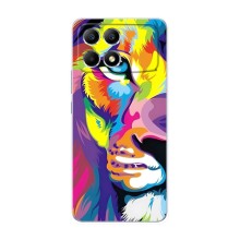 Чохол з картинкою ЛЕВ для Xiaomi POCO F6 (VPrint) (Яскравий Лев)