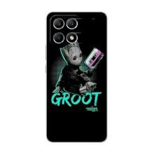 Чехол Супергерои Марвел на Поко Ф6 – Groot