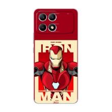 Чехол Супергерой Железный человек на Xiaomi POCO F6 – Iron man