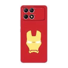 Чехол Супергерой Железный человек на Xiaomi POCO F6 – Man