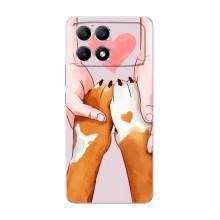 Чохол (ТПУ) Милі песики для Xiaomi POCO F6 (Любов до собак)