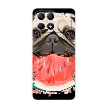 Чохол (ТПУ) Милі песики для Xiaomi POCO F6 (Смішний Мопс)
