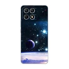 Чехол (ТПУ) с планетами на Xiaomi POCO F6 – Космический вид