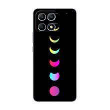 Чехол (ТПУ) с планетами на Xiaomi POCO F6 – Полнолуние
