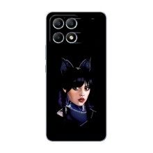 Чохли Венсдей на Xiaomi POCO F6 Уенсдей (AlphaPrint) (серйозна Венздей)