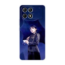 Чохли Венсдей на Xiaomi POCO F6 Уенсдей (AlphaPrint) (Венздей з парасолькою)