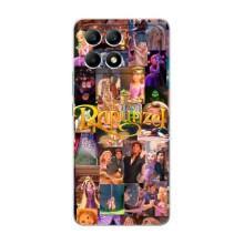 Чехол Рапунцель для Xiaomi POCO F6 (Рапунцель коллаж)