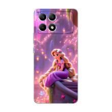 Чехол Рапунцель для Xiaomi POCO F6 (Рапунцель в замке)