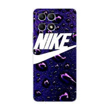 Чехол с логотипом Найк на Xiaomi POCO F6 – Найк на фиолетовом