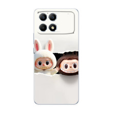 Чехол с принтом Лабубу для Xiaomi POCO F6 – Labubu
