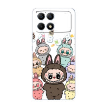 Чехол с принтом Лабубу для Xiaomi POCO F6