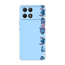 Чехол с принтом Стич на Xiaomi POCO F6 (Стич фон)