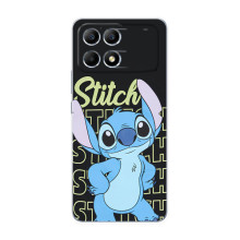 Чехол с принтом Стич на Xiaomi POCO F6 (Stitch 626)