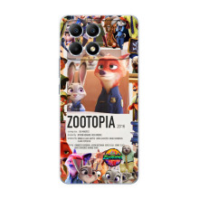Чохол Зоотрополіс на Xiaomi POCO F6 – Колаж Зоо