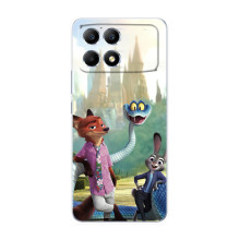 Чохол Зоотрополіс на Xiaomi POCO F6 – Нік Джуді і змія