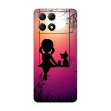 Девчачий Чехол для Xiaomi POCO F6 – На качели