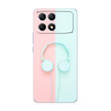Девчачий Чехол для Xiaomi POCO F6 – Наушники