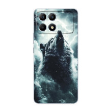Чехол с картинкой «Хищники» для Xiaomi POCO F6 (Волк)