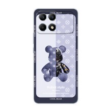 Крутые Чехлы Луи Виттон для Xiaomi POCO F6 (AlphaPrint) (Медвежонок LV)