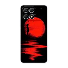 Летний Чехол на Xiaomi POCO F6 – Красный Закат