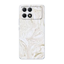 Мраморний чехол на Xiaomi POCO F6 (VPrint) (Білий мрамор)